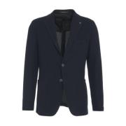 Tagliatore Blå Blazer Aw24 Herrkläder Blue, Herr