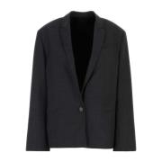 Philosophy di Lorenzo Serafini Stretch Jersey Blazer Gray, Dam