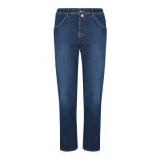 Jacob Cohën Blå Slim Fit Jeans Blue, Herr