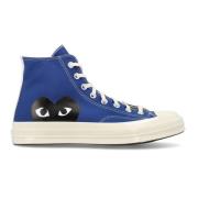 Comme des Garçons Play Blå Chuck 70 CGD Hi Sneakers Blue, Herr