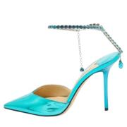 Jimmy Choo Pre-owned Pre-owned Laeder klackskor Blue, Dam