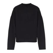 44 Label Group Sweatshirt med broderad logotyp Black, Herr