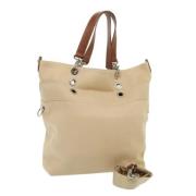 Burberry Vintage Pre-owned Canvas totevskor Beige, Dam