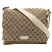 Gucci Vintage Pre-owned Canvas gucci-vskor Beige, Unisex