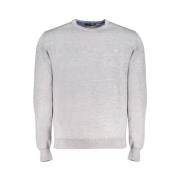 Harmont & Blaine Ull Pullover med Logobroderi Gray, Herr