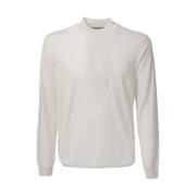 Zanone Flexwool Turtleneck Tröja Vit White, Herr