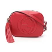 Gucci Vintage Pre-owned Laeder axelremsvskor Red, Dam