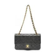 Chanel Vintage Pre-owned Laeder axelremsvskor Black, Dam