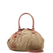 Gucci Vintage Pre-owned Canvas gucci-vskor Brown, Dam