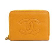 Chanel Vintage Pre-owned Laeder plnbcker Orange, Dam