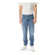 Edwin Midwaist Regular Tapered Indigo Jeans Blue, Herr