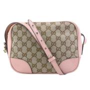 Gucci Vintage Pre-owned Canvas gucci-vskor Beige, Dam