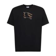 Burberry Avslappnad Bomull T-shirt Black, Herr