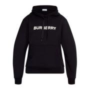 Burberry Sweatshirt med logotyp Black, Dam