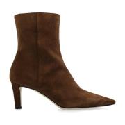 Jimmy Choo Klackade ankelboots Alizze Brown, Dam