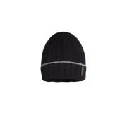 Moorer Cashmere Stickad Mössa Black, Herr