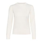 Saint Tropez MilaSZ Pullover Ice White, Dam