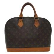 Louis Vuitton Vintage Pre-owned Canvas handvskor Brown, Dam