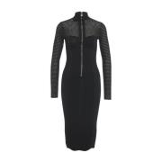 Elisabetta Franchi Svart Klänning Aw24 Damkläder Black, Dam