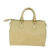 Louis Vuitton Vintage Pre-owned Laeder handvskor Beige, Dam