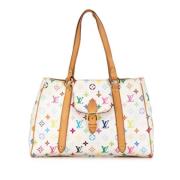 Louis Vuitton Vintage Pre-owned Canvas totevskor White, Dam