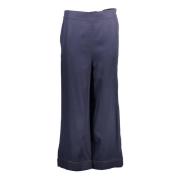 Kocca Snygga Wide Leg Byxor Blue, Dam