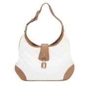 Burberry Vintage Pre-owned Canvas handvskor White, Dam