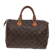 Louis Vuitton Vintage Pre-owned Canvas louis-vuitton-vskor Brown, Dam