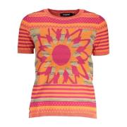 Desigual Levande Kontrast Pullover Multicolor, Dam