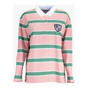 Gant Långärmad Polo Skjorta Rosa Kvinnor Multicolor, Dam