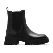 Michael Kors Läder ankelboots Asher Black, Dam