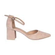 Geox Eleganta Spetsiga Sandaler Beige, Dam