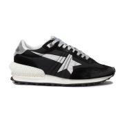 Golden Goose Glitter Sneakers med Stjärntryck Black, Dam