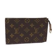 Louis Vuitton Vintage Pre-owned Canvas necessrer Brown, Dam