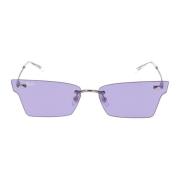 Ray-Ban Oregelbunden Metallram Solglasögon Gray, Unisex