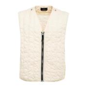 Stone Island Stilig Puffer Vest White, Herr