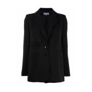 Patrizia Pepe Klassisk Blazer Jacka Black, Dam