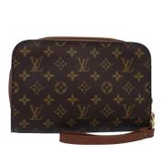 Louis Vuitton Vintage Pre-owned Canvas kuvertvskor Brown, Dam