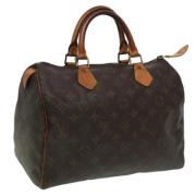 Louis Vuitton Vintage Pre-owned Canvas handvskor Brown, Dam