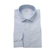 Bagutta Slim Fit French Collar Shirt Berlin Blue, Herr