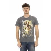 Trussardi T-Shirts Gray, Herr