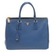 Prada Vintage Pre-owned Laeder totevskor Blue, Dam