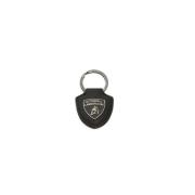 Automobili Lamborghini Logo Shield Nyckelring Svart Lackad Black, Herr