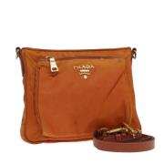 Prada Vintage Pre-owned Nylon prada-vskor Orange, Dam