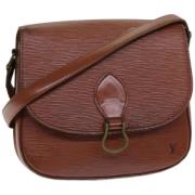 Louis Vuitton Vintage Pre-owned Laeder axelremsvskor Brown, Dam