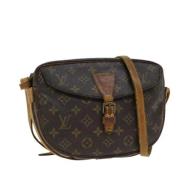 Louis Vuitton Vintage Pre-owned Canvas axelremsvskor Brown, Dam