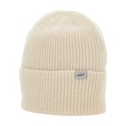 Woolrich Vit Ullblandad Beanie Mössa White, Herr