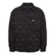 Tommy Hilfiger Vattenavvisande Quiltad Jacka Black, Herr