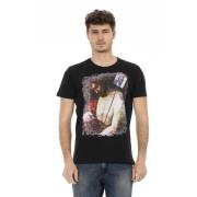 Trussardi Kortärmad Rund Hals T-shirt Black, Herr