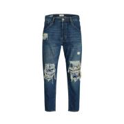 Jack & Jones Klassiska Denim Jeans för Män Blue, Herr